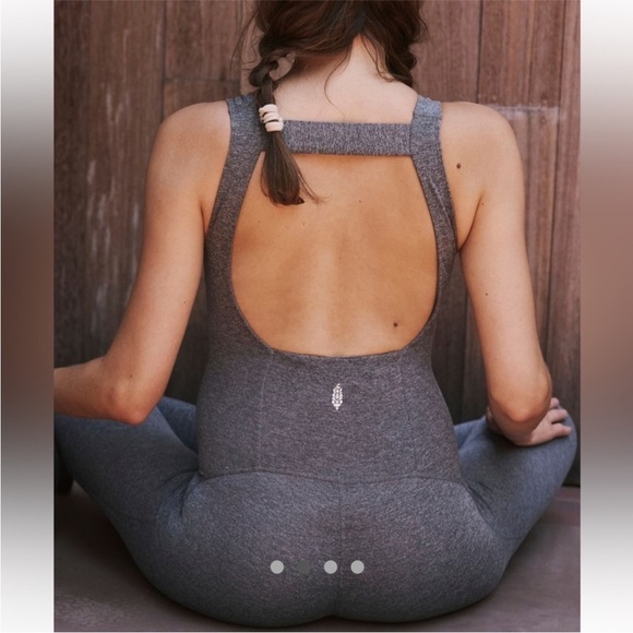 FP Movement x Hatch Never Better Black Heather Maternity Onepiece OB2070824 - Picture 11 of 13